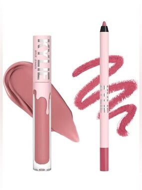 Kylie Matte Liquid Lipstick & Lip Liner Set - Posie K